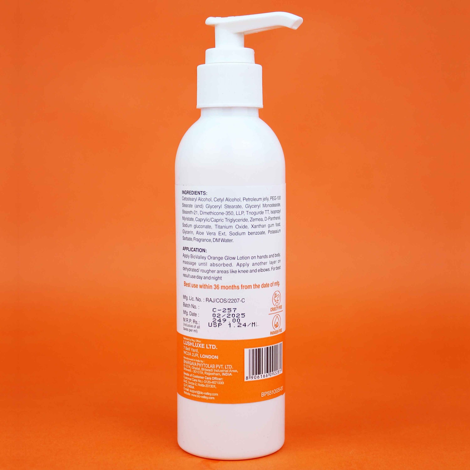 Orange Glow Lotion