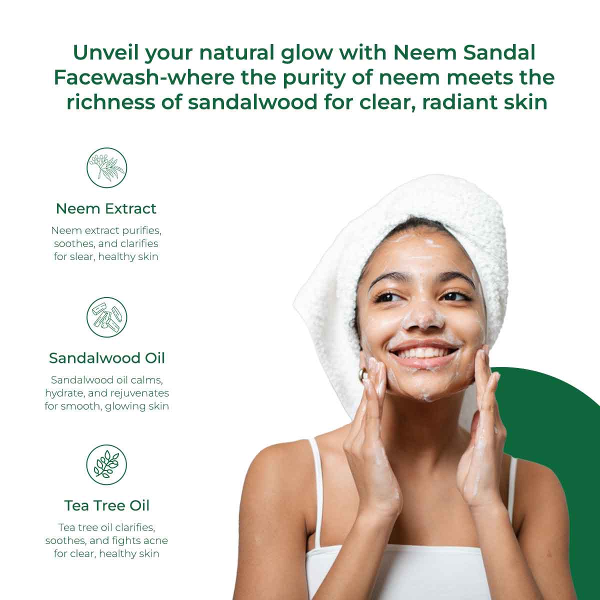 Neem Sandal Facewash