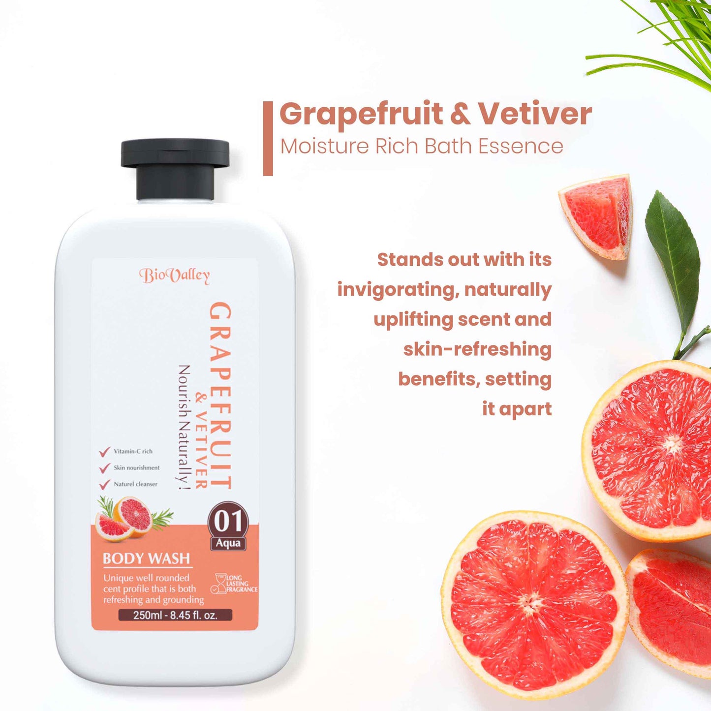 Grapefruit & Vetiver Body Wash