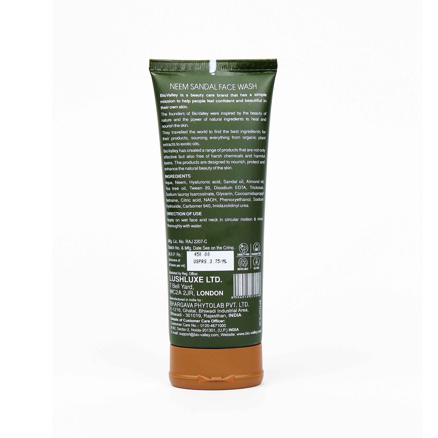 Neem Sandal Facewash