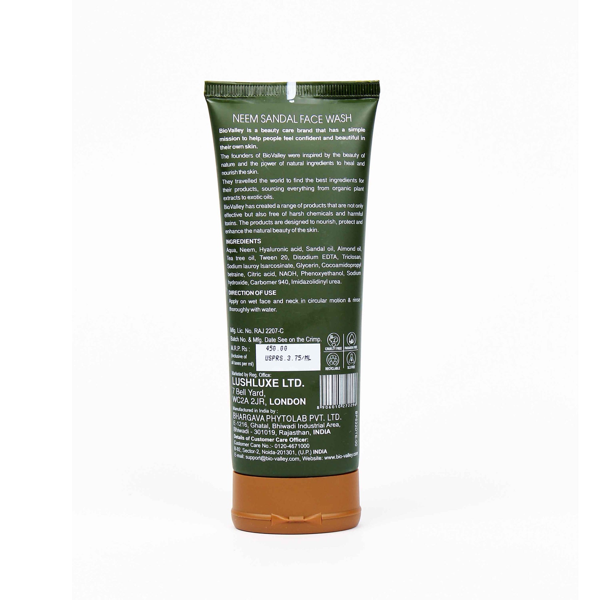 Neem Sandal Facewash