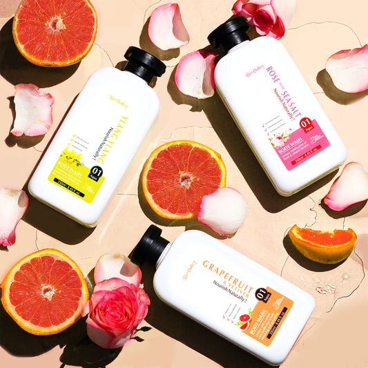 Benefits and uses of Grapefruit & Vetiver Body Wash for glowing and hydrated skin