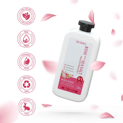 Rose & Sea Salt Body Wash